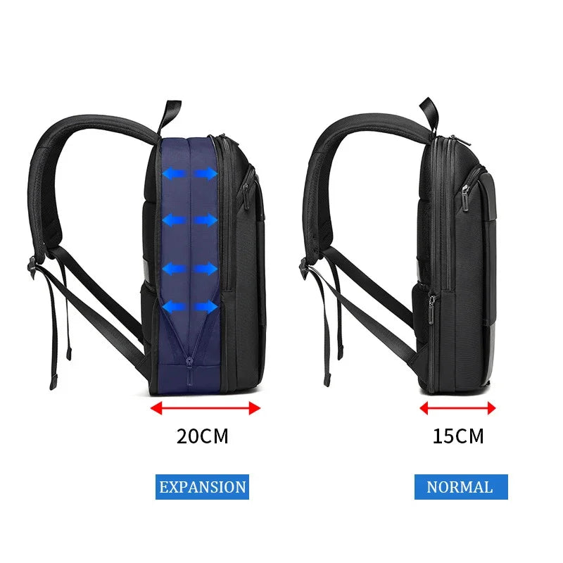 Mochila Executiva Zak 15,6 Polegadas - Impermeável - Porta USB - Antifurto