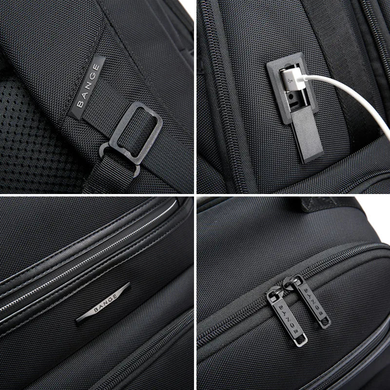 Mochila Bange de Trabalho - Capacidade Grande - Impermeável - USB