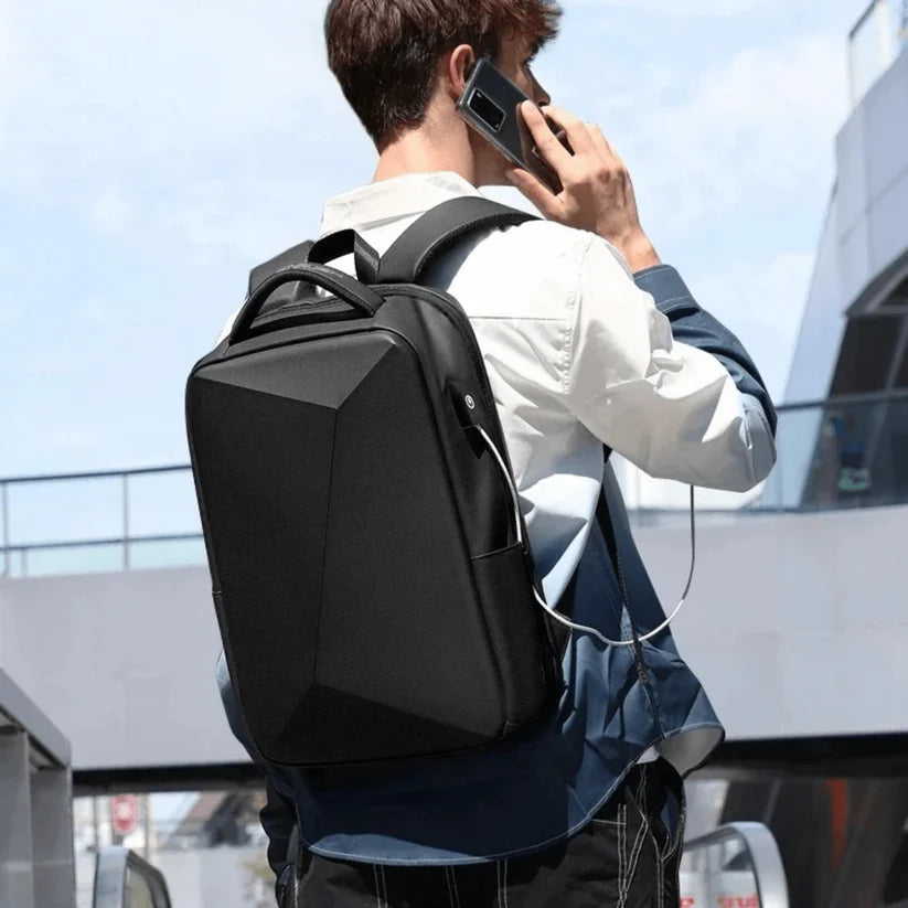 Mochila Leny Antifurto Impermeável Com Senha e Porta USB