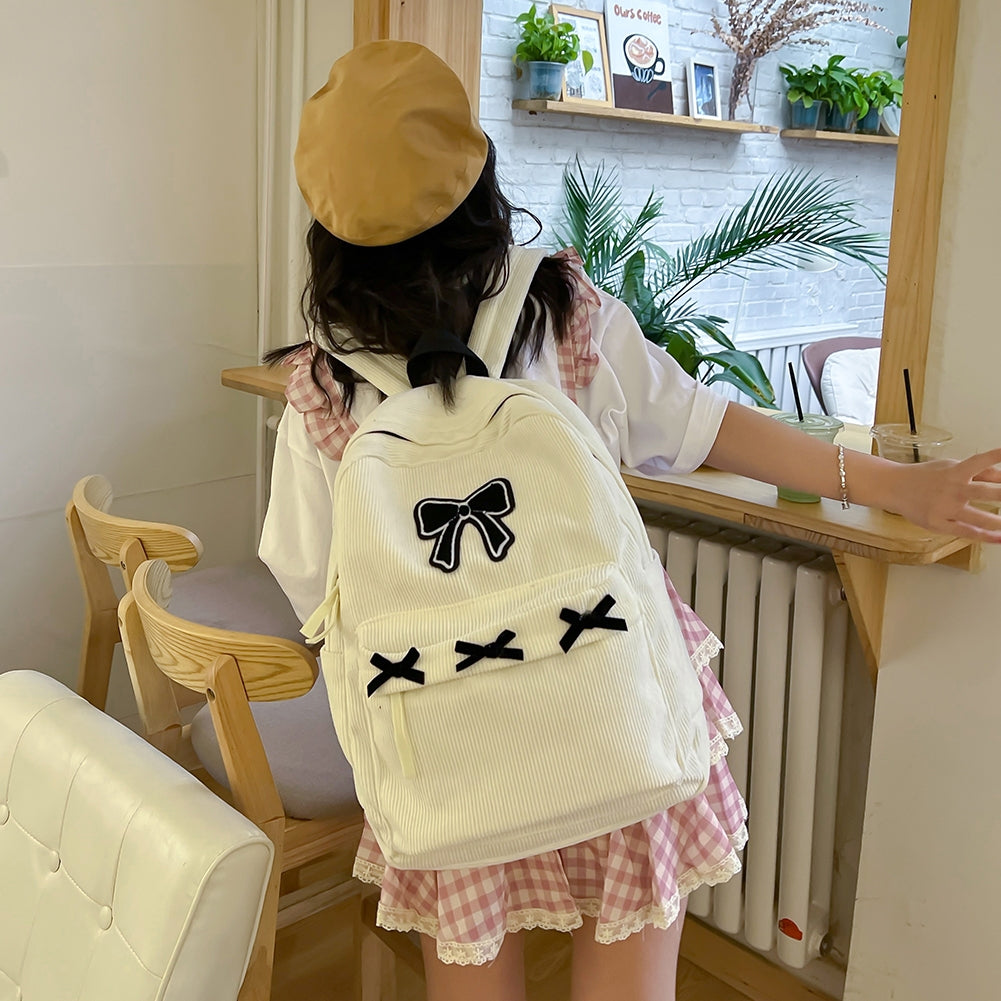 Mochila Feminina Aesthetic - Volta as Aulas Morada