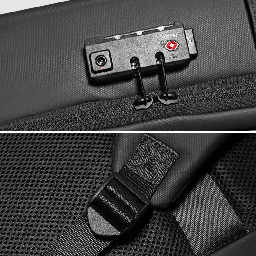 Mochila Leny Antifurto Impermeável Com Senha e Porta USB