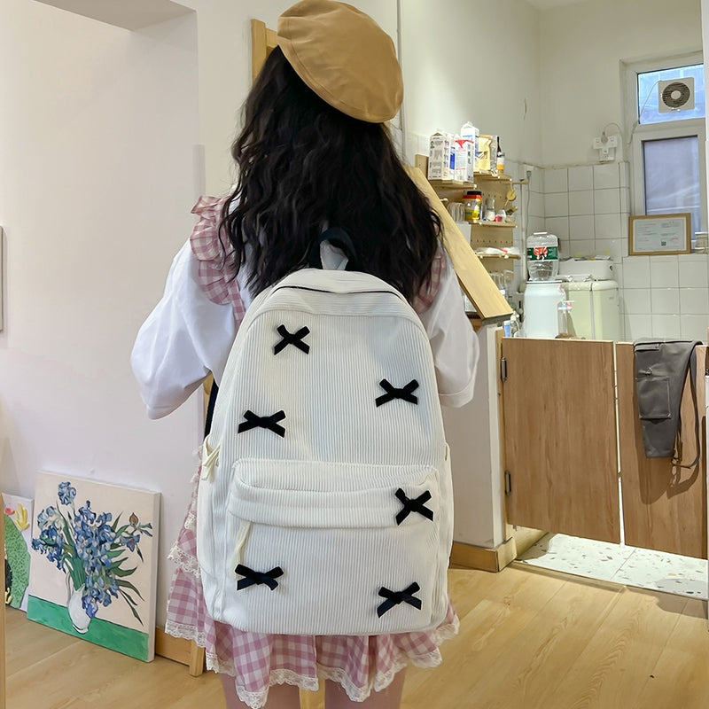 Mochila Feminina Aesthetic - Volta as Aulas Morada