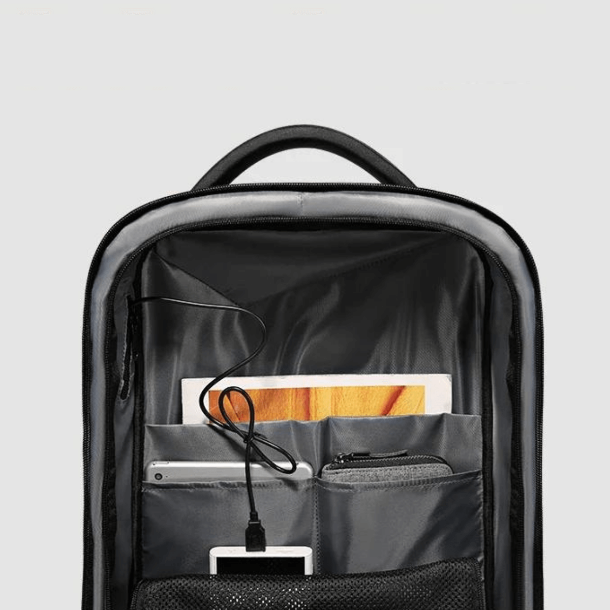 Mochila Leny Antifurto Impermeável Com Senha e Porta USB