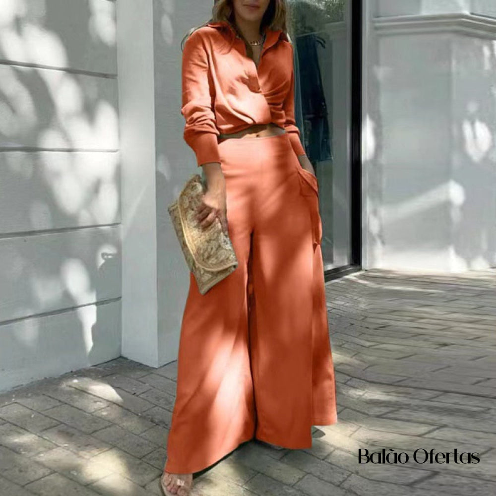 Conjunto Feminino Casual Nina - Moda Feminina Morada