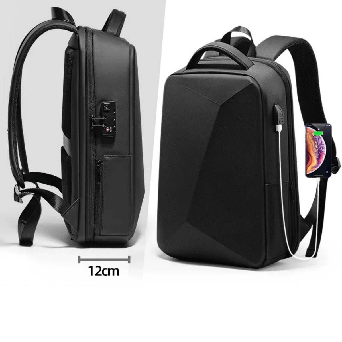 Mochila Leny Antifurto Impermeável Com Senha e Porta USB