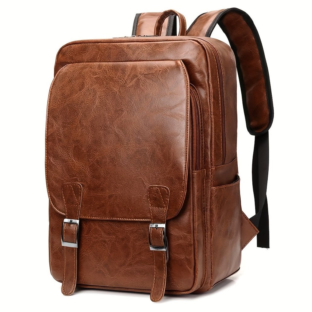 Mochila Executiva Britânica Para Notebook - Couro Legitimo