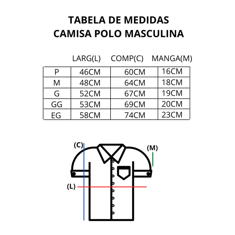 Kit 5 Camisas Polo FP - Loja Morada