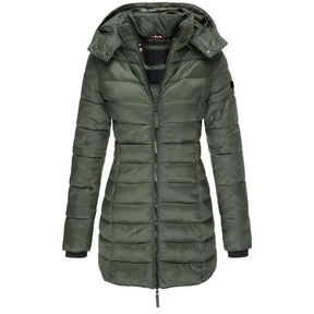 Jaqueta Parka Feminina Puffer Justa ao Corpo - Loja Morada