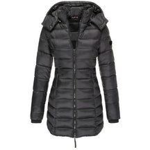 Jaqueta Parka Feminina Puffer Justa ao Corpo - Loja Morada