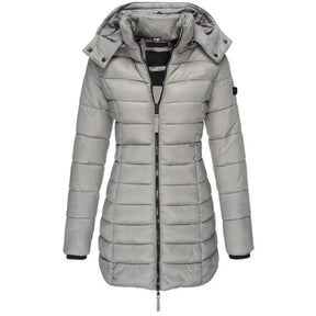 Jaqueta Parka Feminina Puffer Justa ao Corpo - Loja Morada