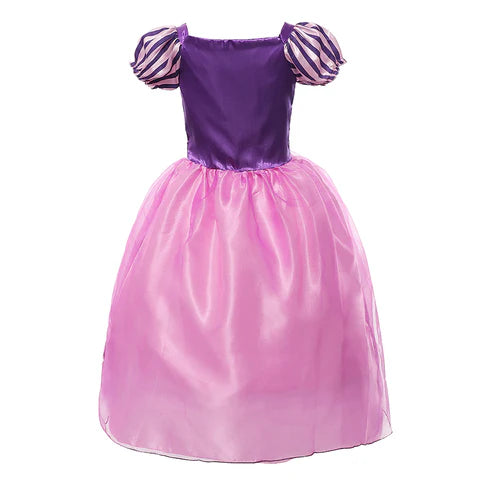 Vestido Fantasia Rapunzel Baile Real Loja Morada