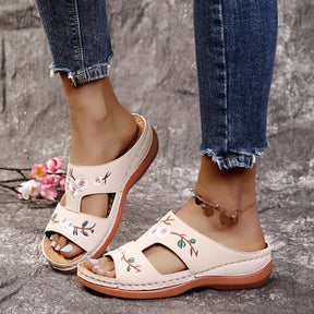 Sandália Feminina LM Simples Floral