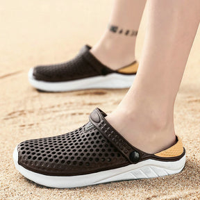 Sandália Masculina Ravata Crocs Praiana Verão Morada