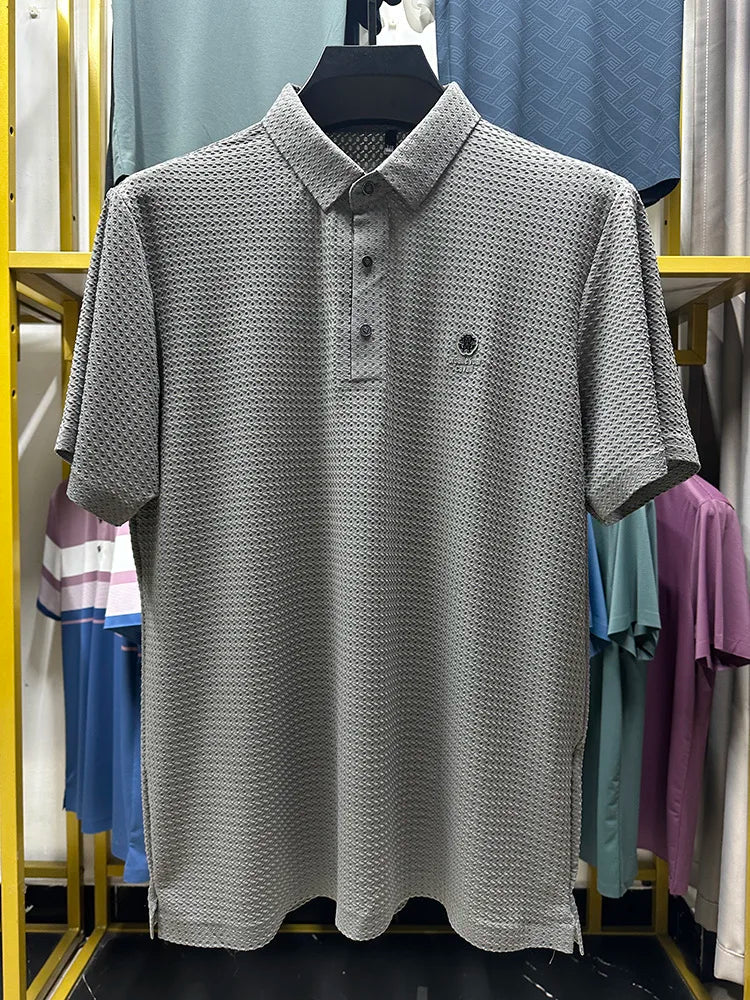 Camisa Masculina Casual Cavall Polo Waffle