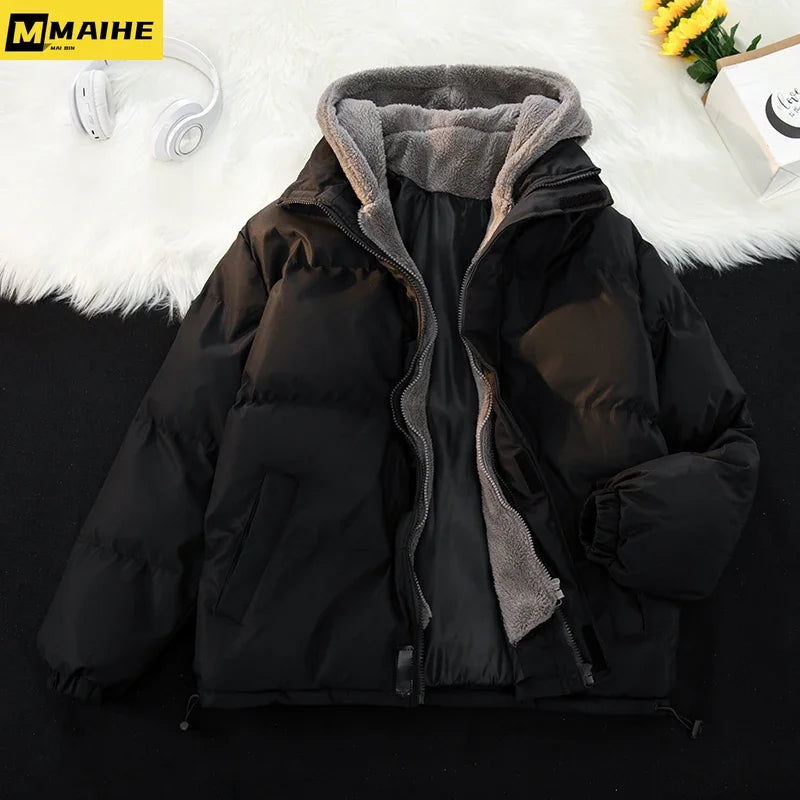 Jaqueta Masculina Parka Casual Térmico Caxemira