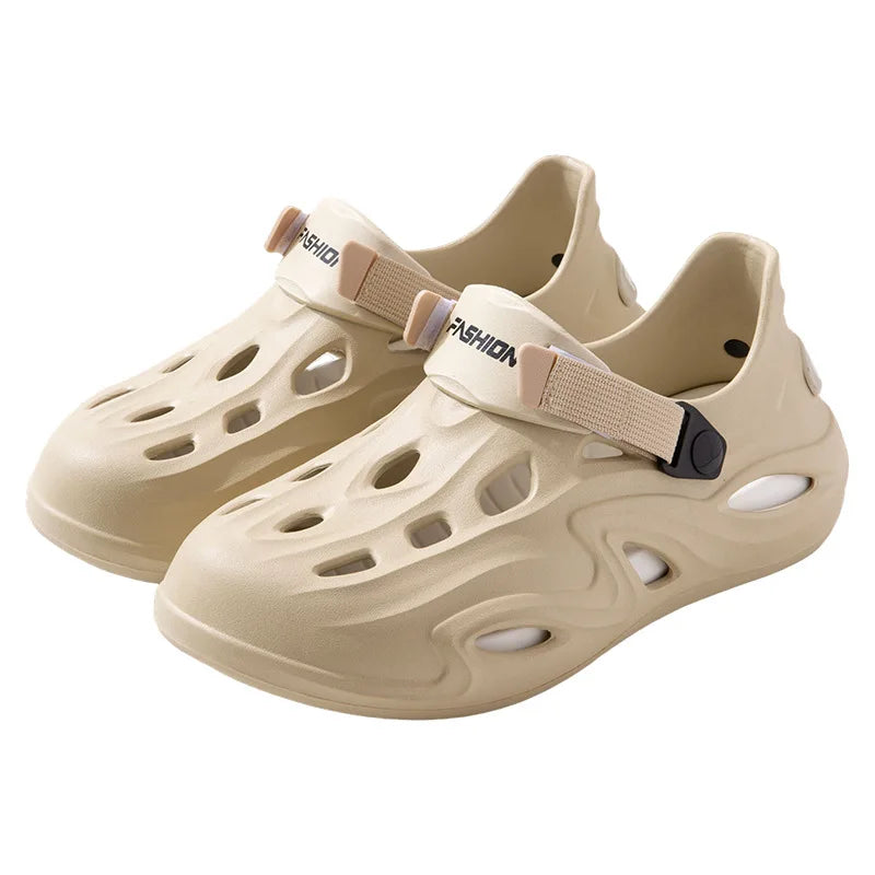 Sandália Masculina Crocs Ferry Fashion de Velcro