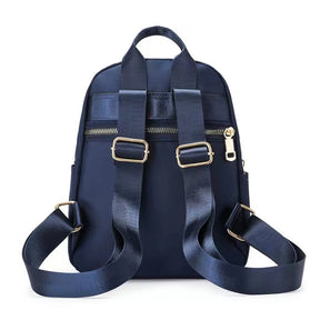 Mochila Feminina Rivet Média Lona - Impermeável