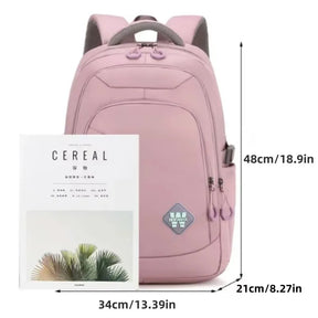 Mochila Ferus Feminina de Nylon - Estudantil - Impermeável