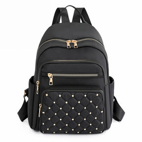 Mochila Rivet Feminina Universitária - Material nylon Impermeável