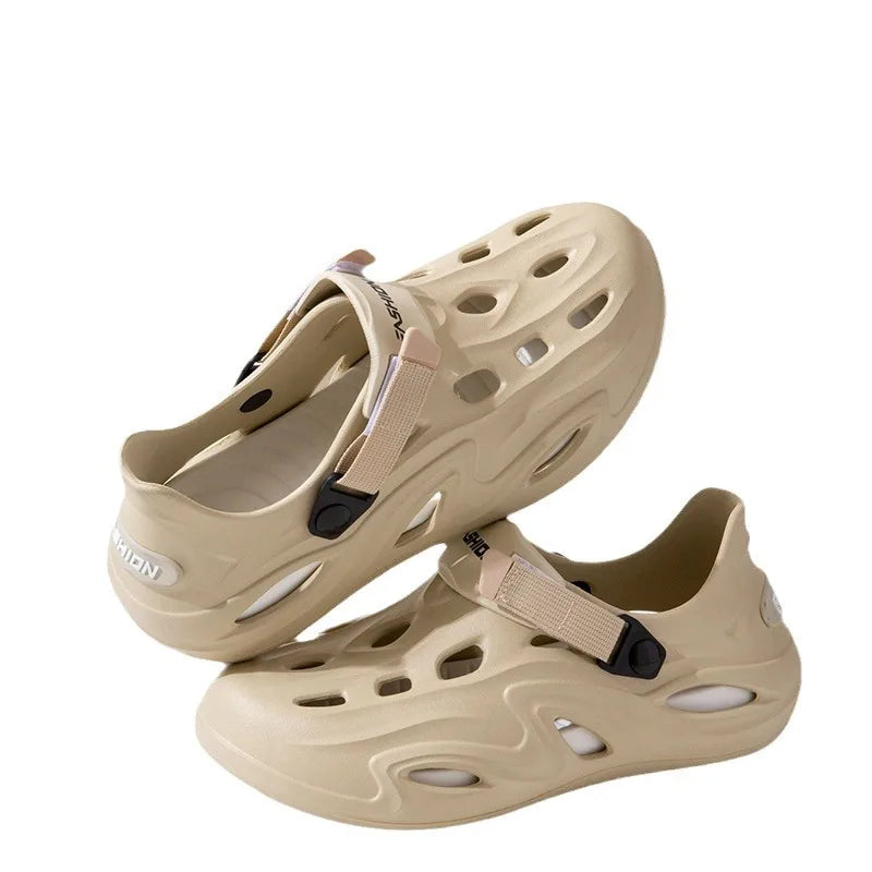 Sandália Masculina Crocs Ferry Fashion de Velcro