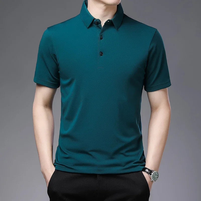 Camisa Masculina Casual Slim Polo Empresarial