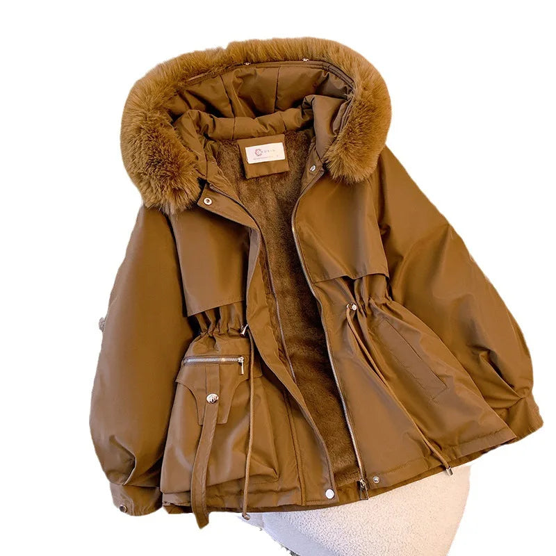 Jaqueta Feminina Inverno Parka Algodão