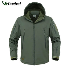 Jaqueta Masculina Tactical Pele de Tubarão Impermeável