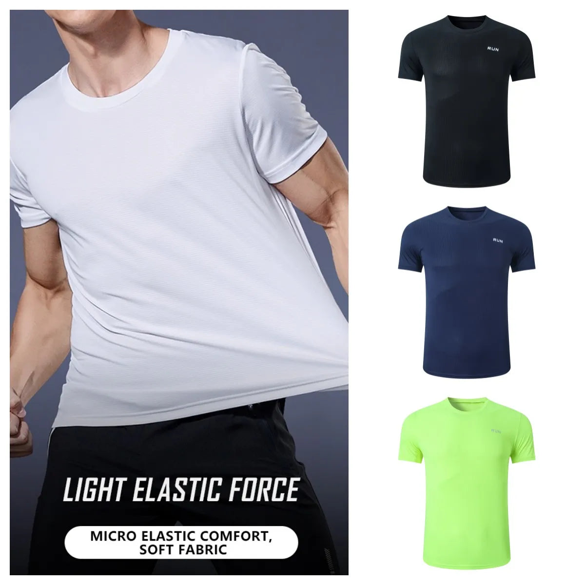 Camisa Masculina Gym Fitness Ultraleve