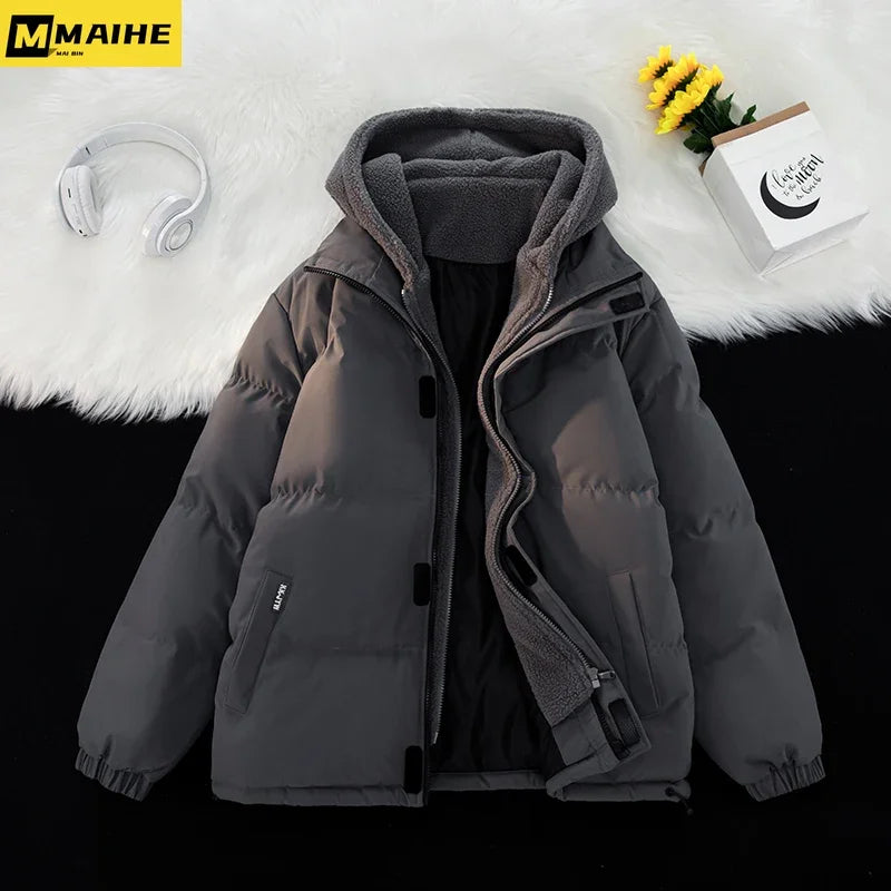 Jaqueta Masculina Parka Casual Térmico Caxemira