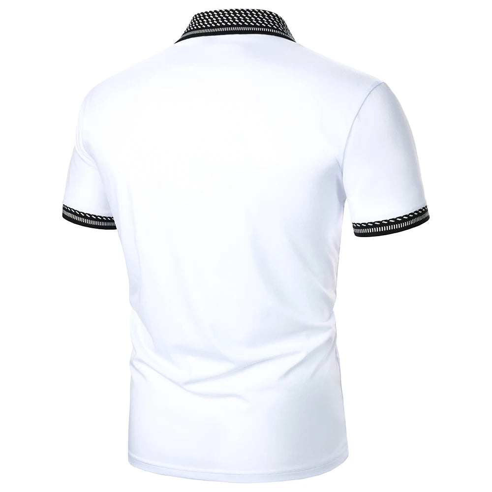 Camisa Masculina  Polo Costela de Lapela