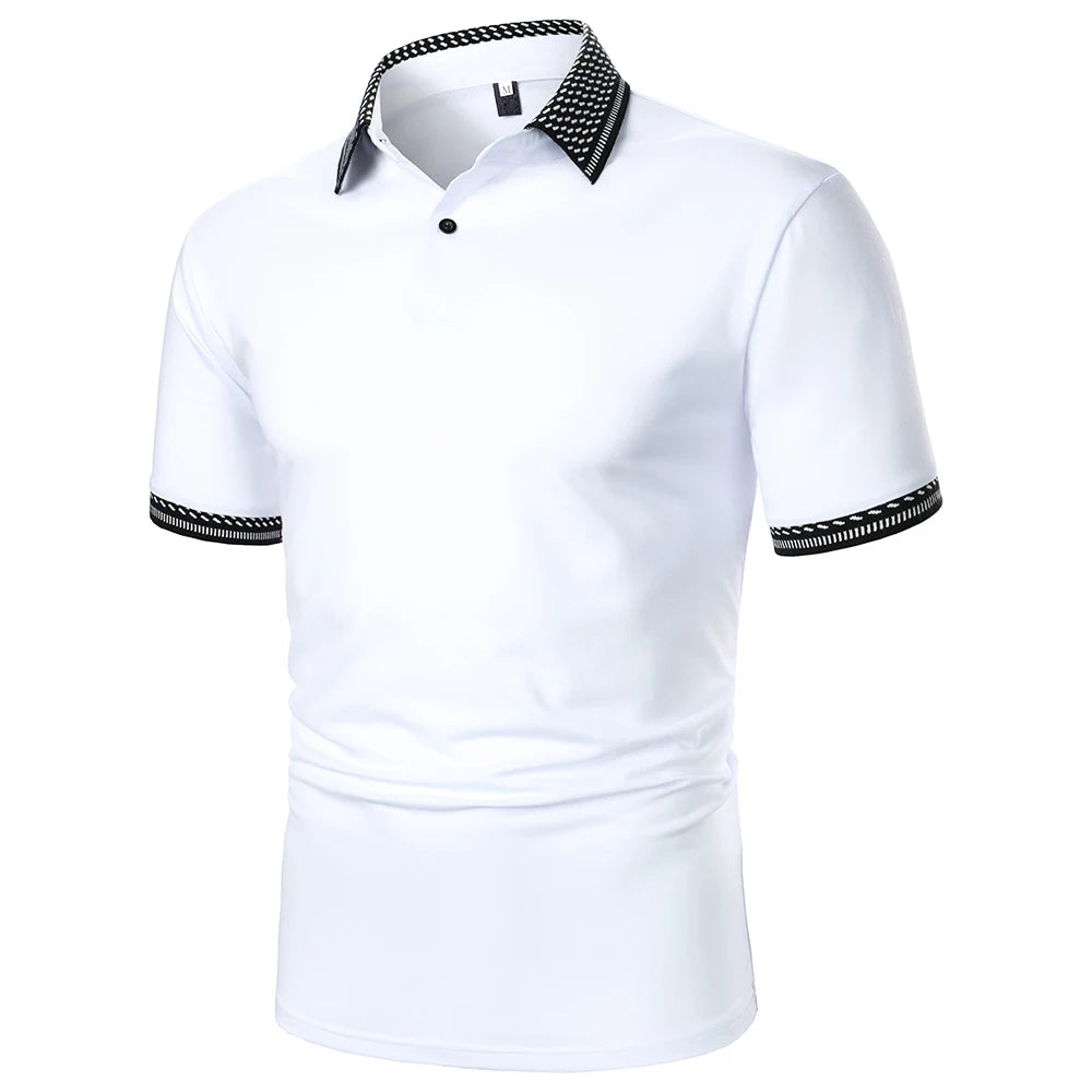 Camisa Masculina  Polo Costela de Lapela