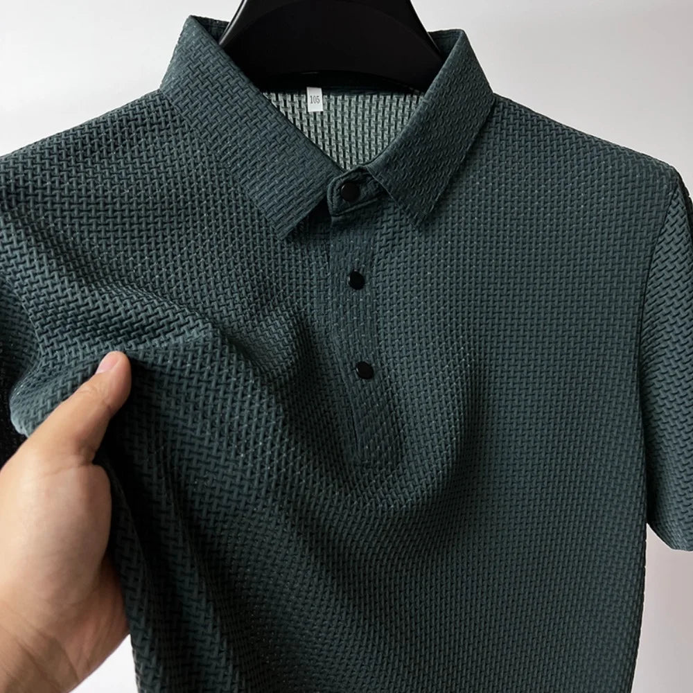 Camisa Masculina  Polo Wear Áspera de Manga Curta