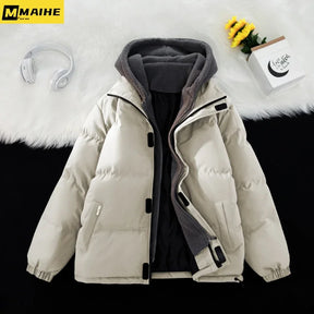 Jaqueta Masculina Parka Casual Térmico Caxemira