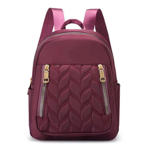 Mochila Feminina Rivet Média Lona - Impermeável