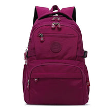 Mochila Feminina Morada Universitária - Material Nylon