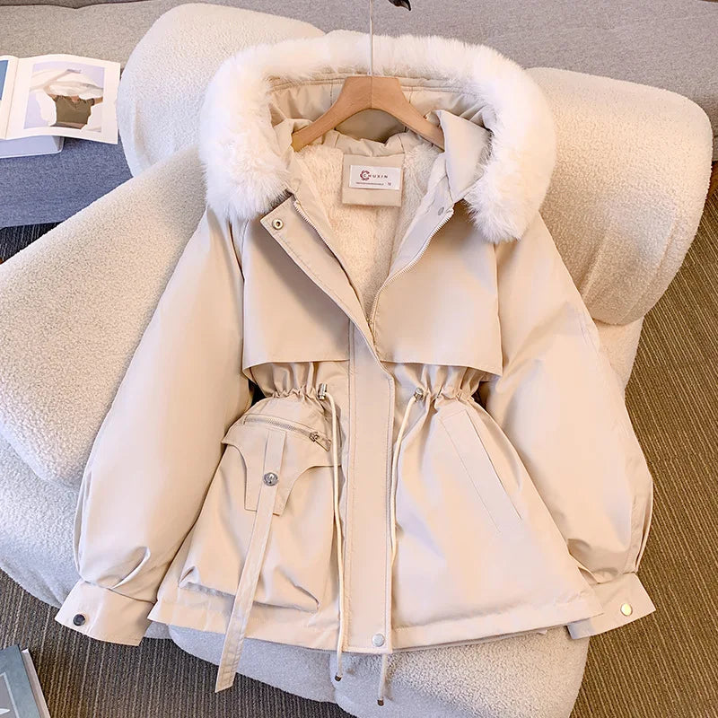 Jaqueta Feminina Inverno Parka Algodão