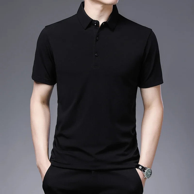 Camisa Masculina Casual Slim Polo Empresarial