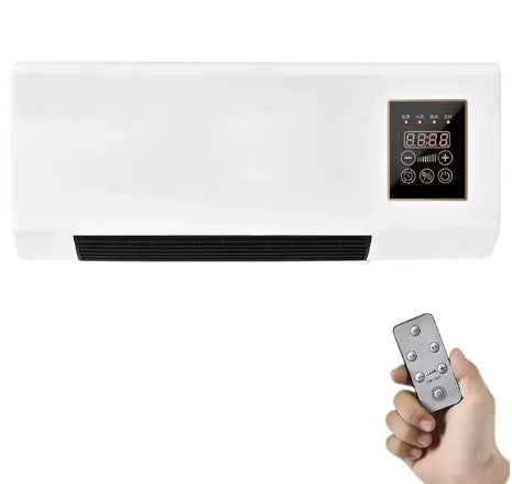 Ar Condicionado de Parede com Controle Remoto, Mini Refrigeração e Aquecimento, Quarto e Sala de Estar, 220V