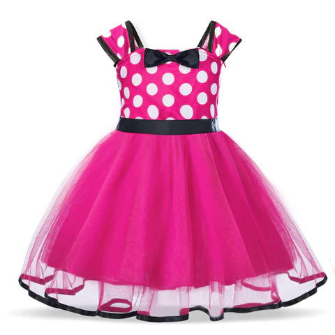 Fantasia Minnie Infantil Rosa Disney Loja Morada