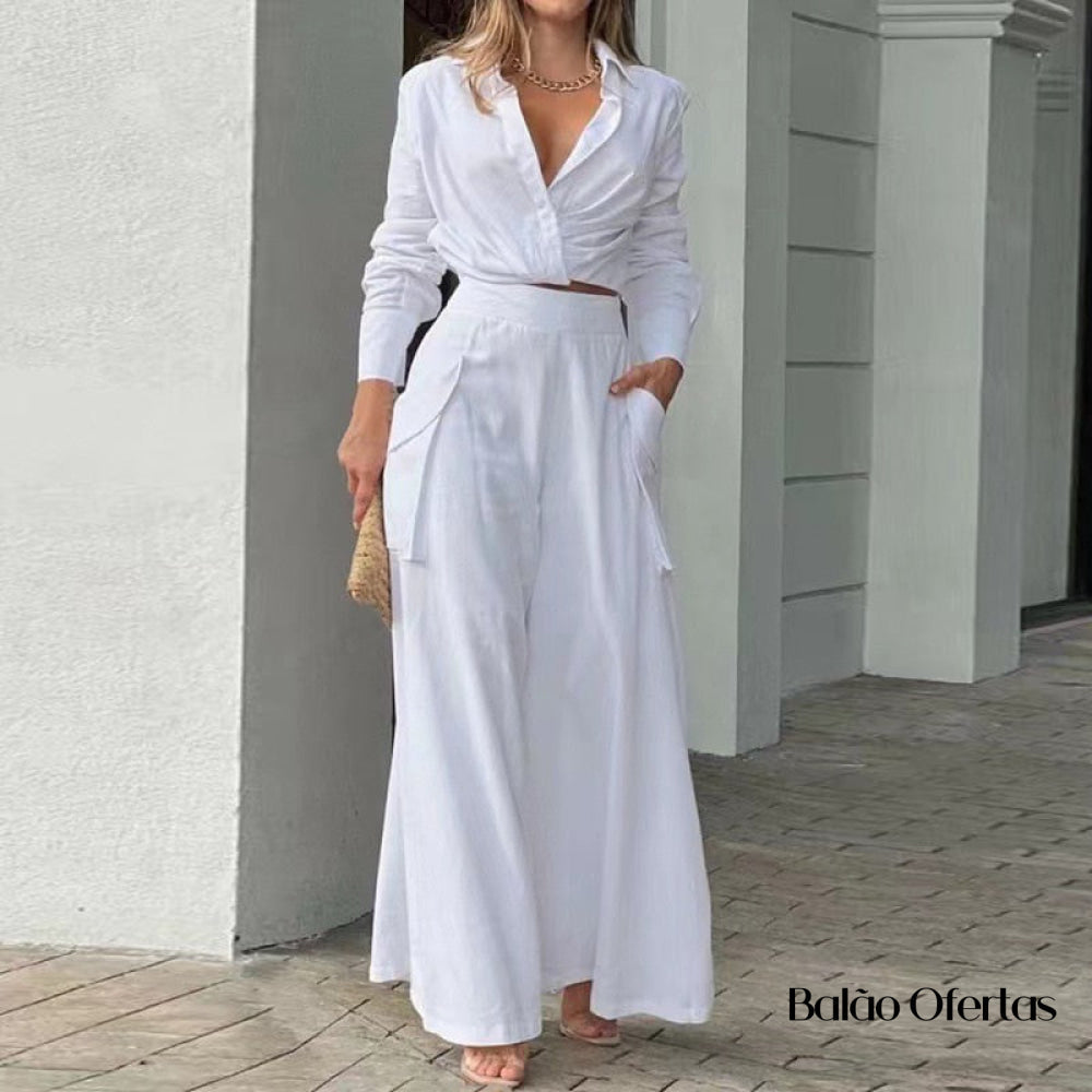 Conjunto Feminino Casual Nina - Moda Feminina Morada