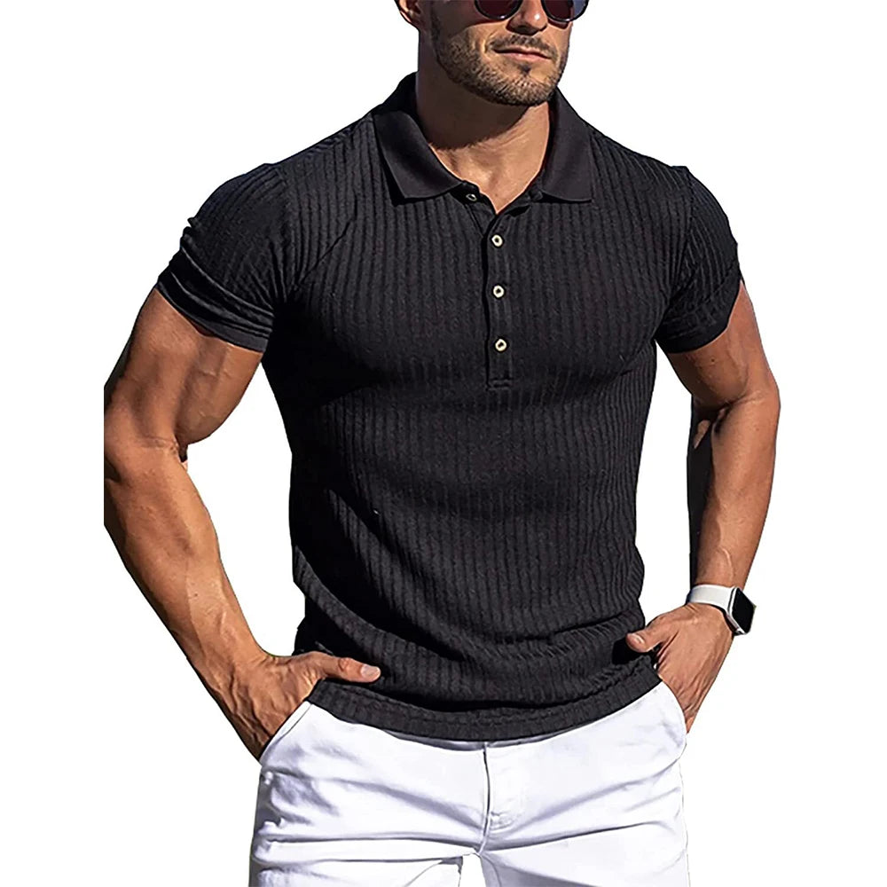 Camisa Masculina Manga Curta Colada Polo Wear Listrada