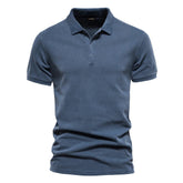 Camisa Masculina Curta Polo Casual Simples