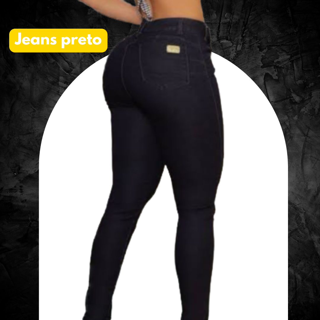 [PREÇO DIRETO DA FÁBRICA] Kit 6 Calças Jeans Modeladoras + Cinto Fivela Argola Dupla de Brinde APENAS HOJE - Loja Morada