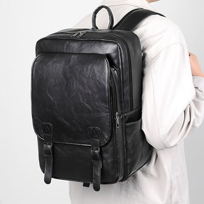 Mochila Executiva Britânica Para Notebook - Couro Legitimo