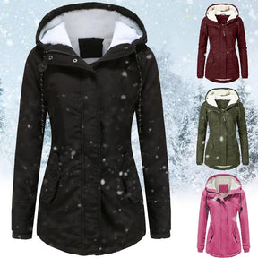 Jaqueta Parka Feminina Forrada com Lã para Inverno Glacier - Vermont ( PROMOÇÃO FINAL DE ANO )