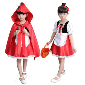 Vestido Fantasia Chapeuzinho Vermelho Luxo Infantil Loja Morada