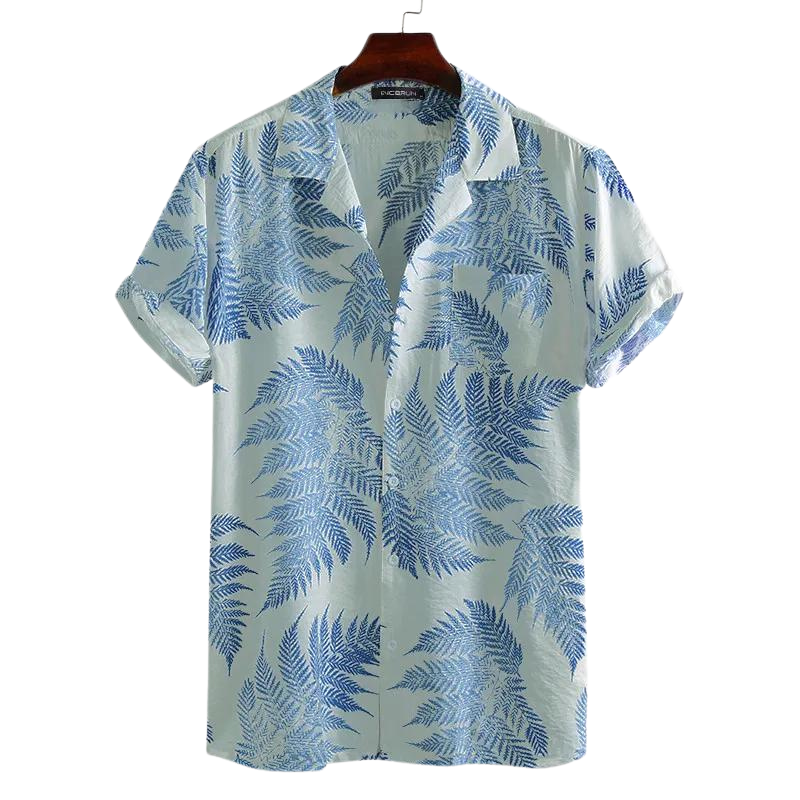 Camisa Masculina Curta Havaiana Moda Praia