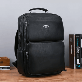 Mochila Executiva para Notebook Em Couro Jeep