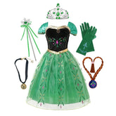 VESTIDO FANTASIA PRINCESA ANNA FROZEN  Loja Morada