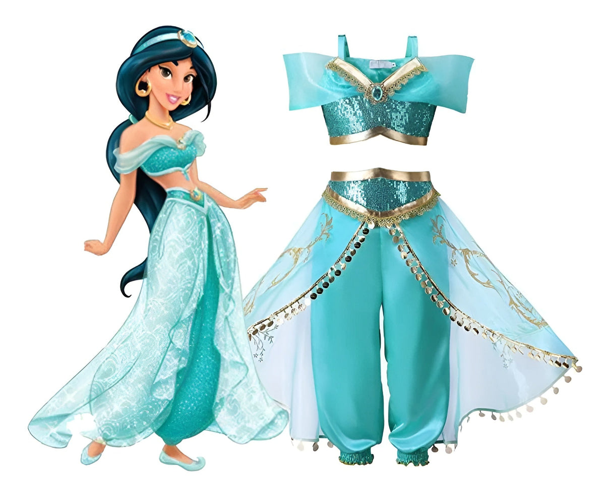 Fantasia Princesa Jasmine Infantil - Promoção Loja Morada